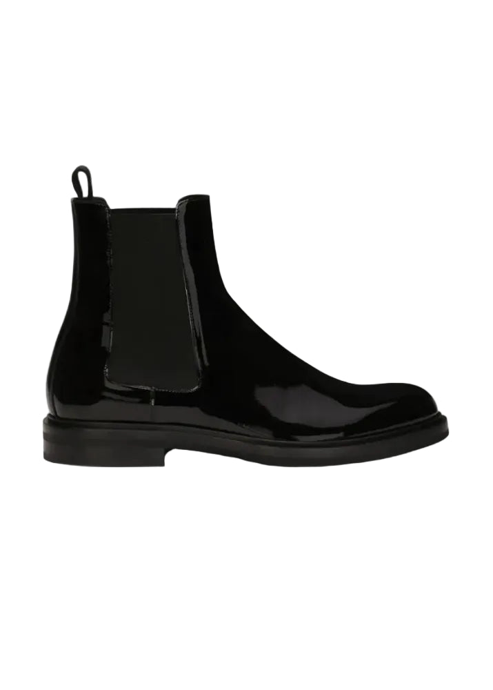 Patent Leather Ankle Boot