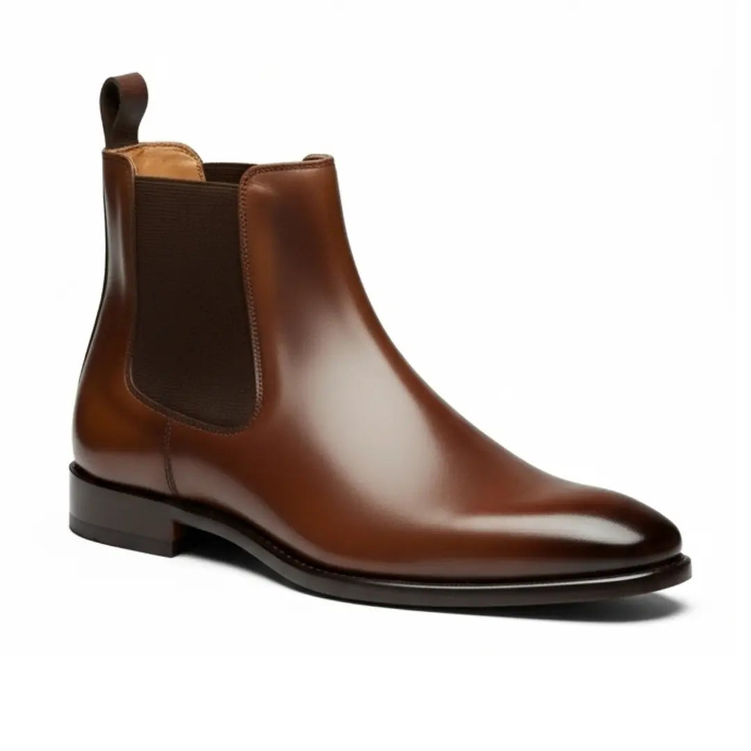 Men’s Chelsea Boots – Classic Leather British Style for Business & Casual Wear
