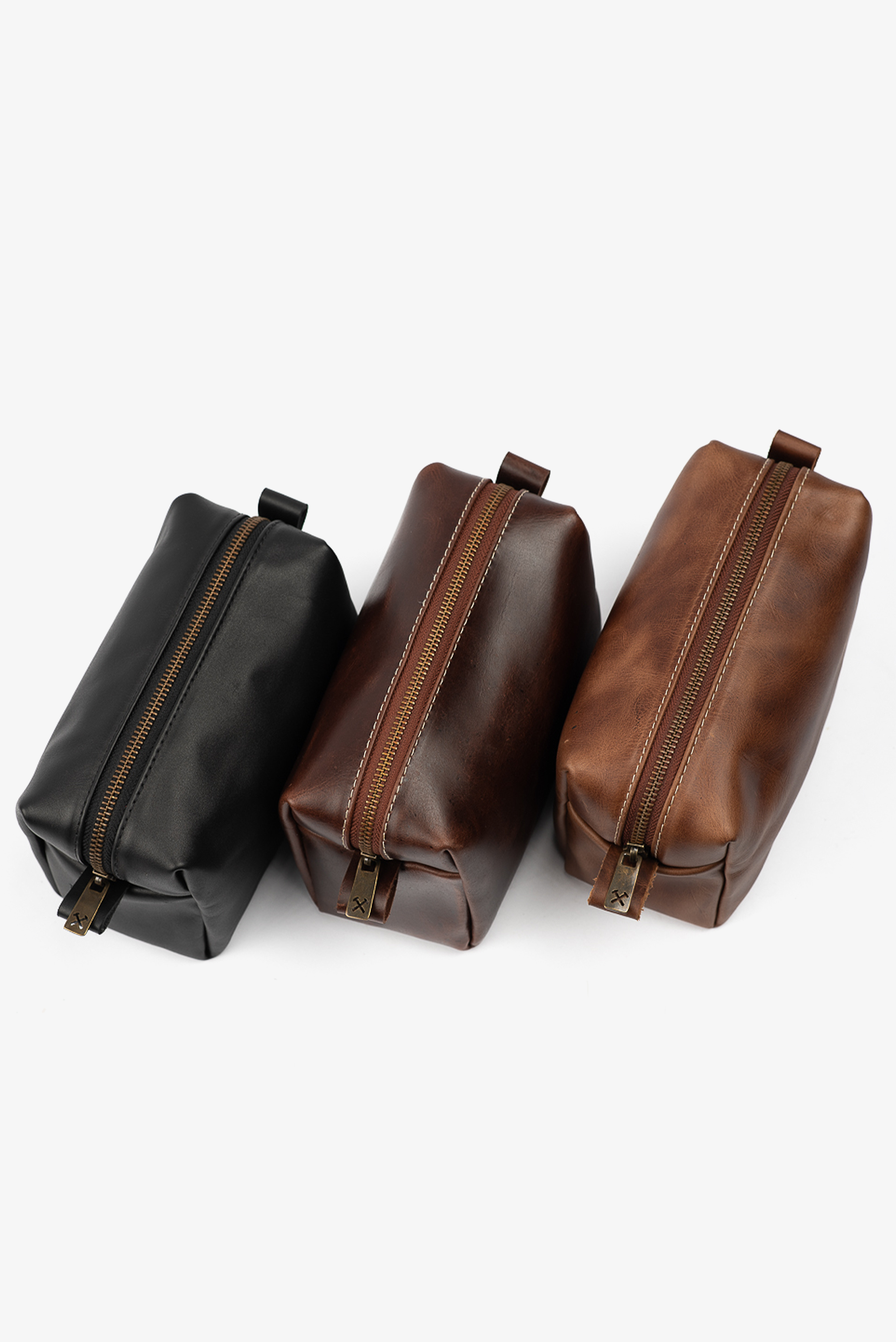 Necessaire Couro Marrom B. Craftsman