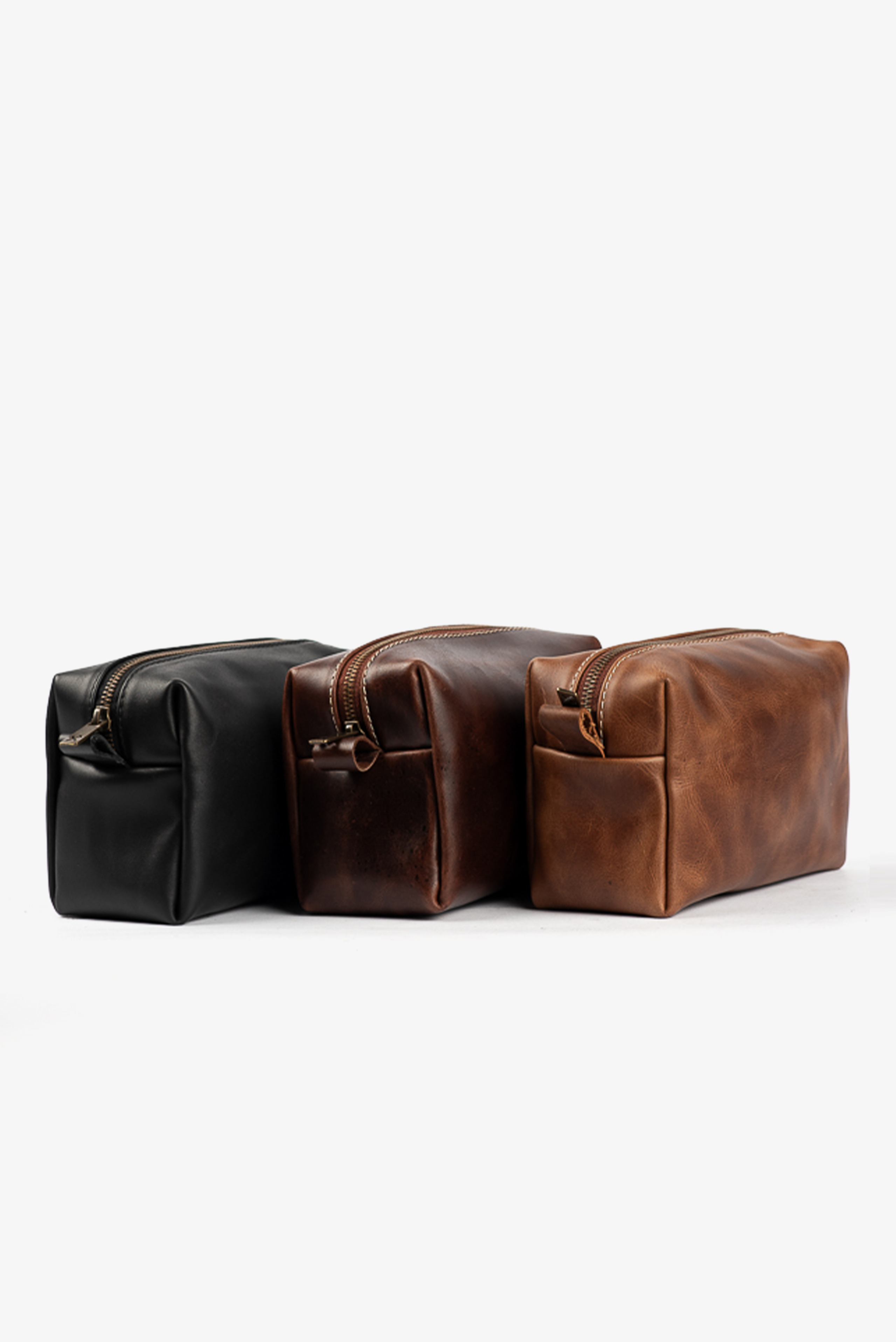 Necessaire Couro Marrom B. Craftsman