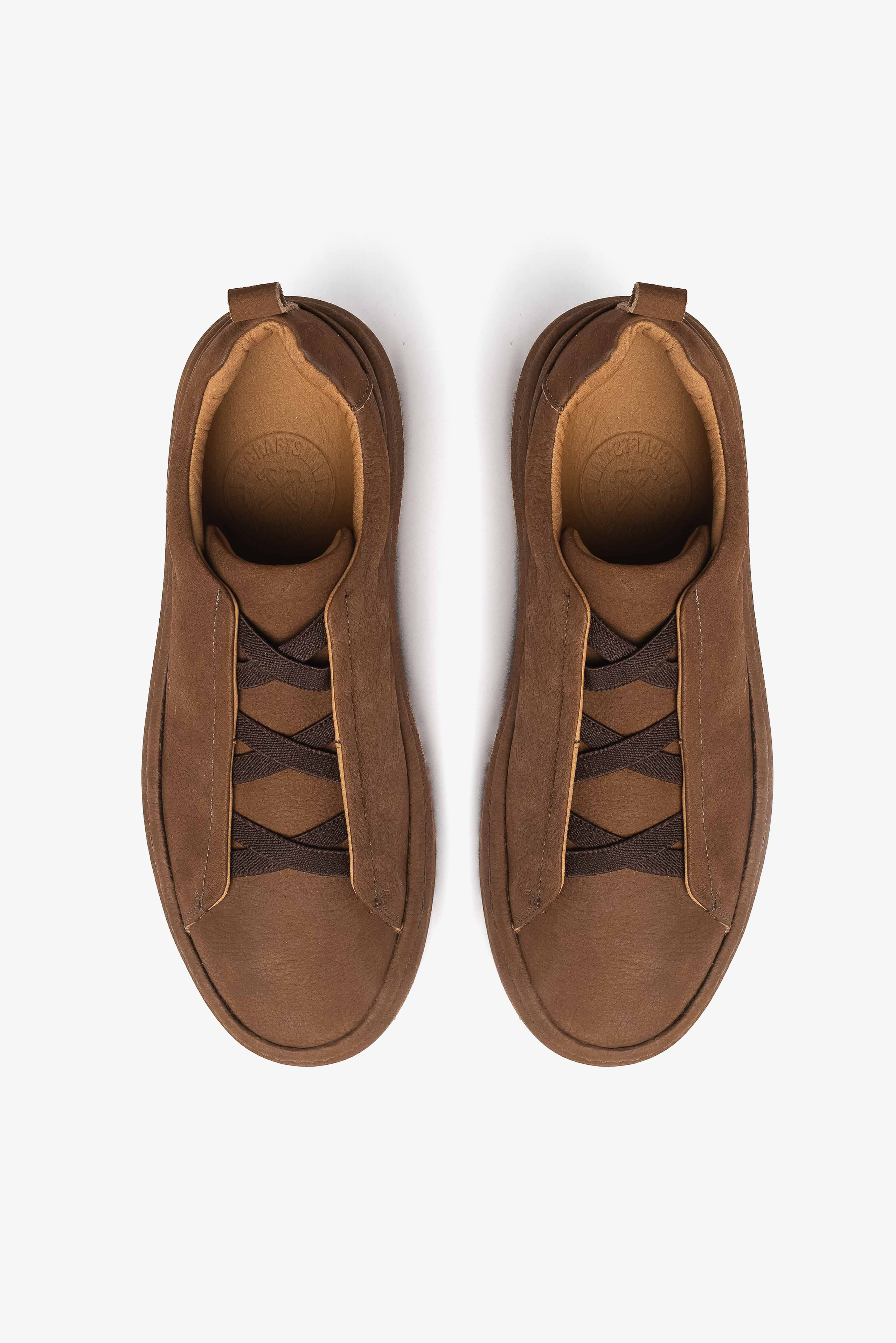 Tenis Couro Marrom Logan