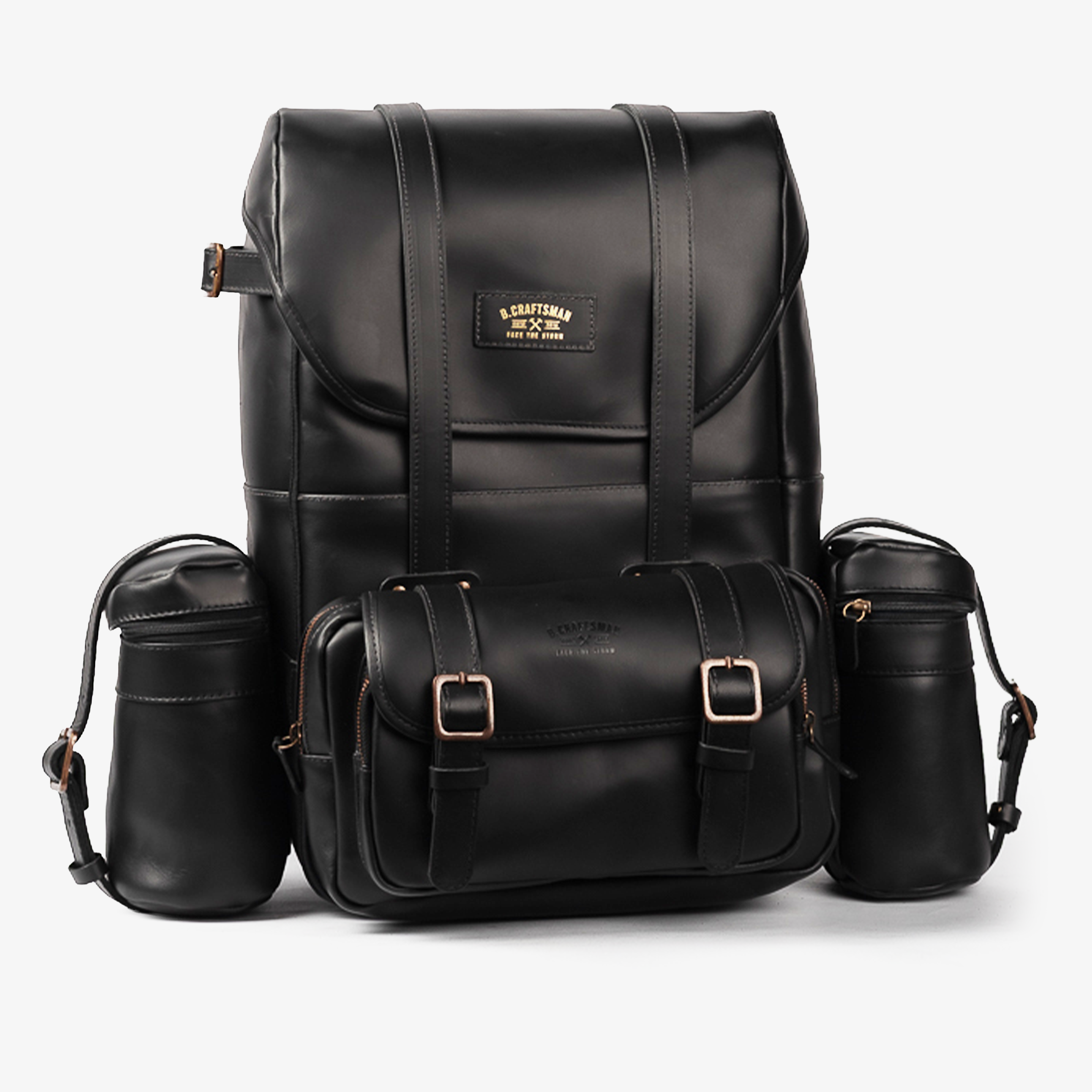 Combo Mochila Arya Special Preto + Pochete Franklin + Shoulder Bag Billie