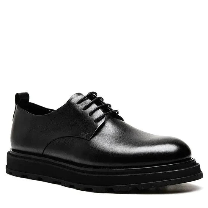 Genuine Leather Dress Shoes Thick Sole