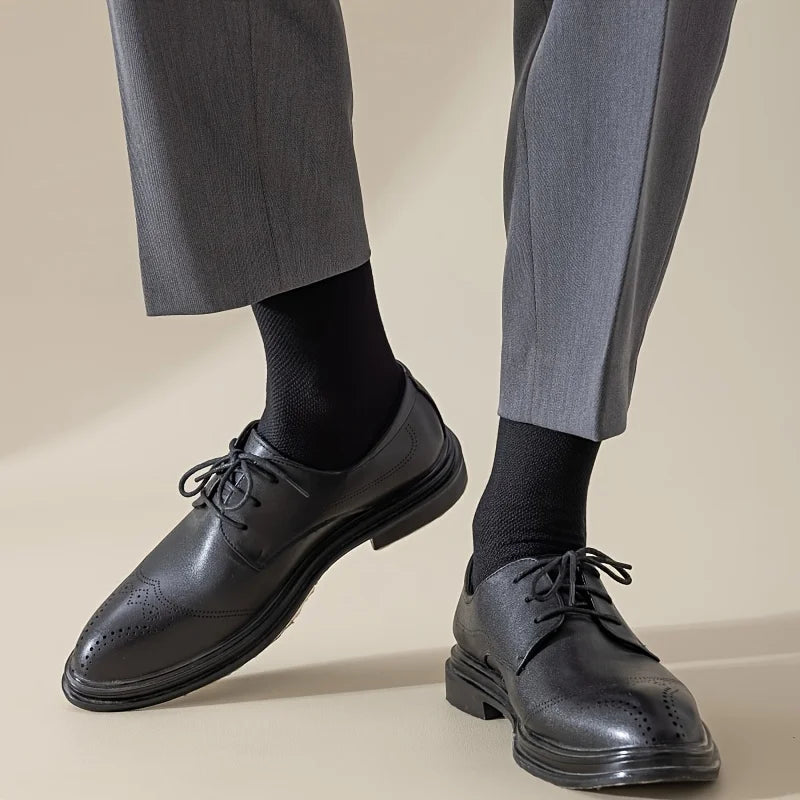 Juego de 3 calcetines de vestir, algodón egipcio