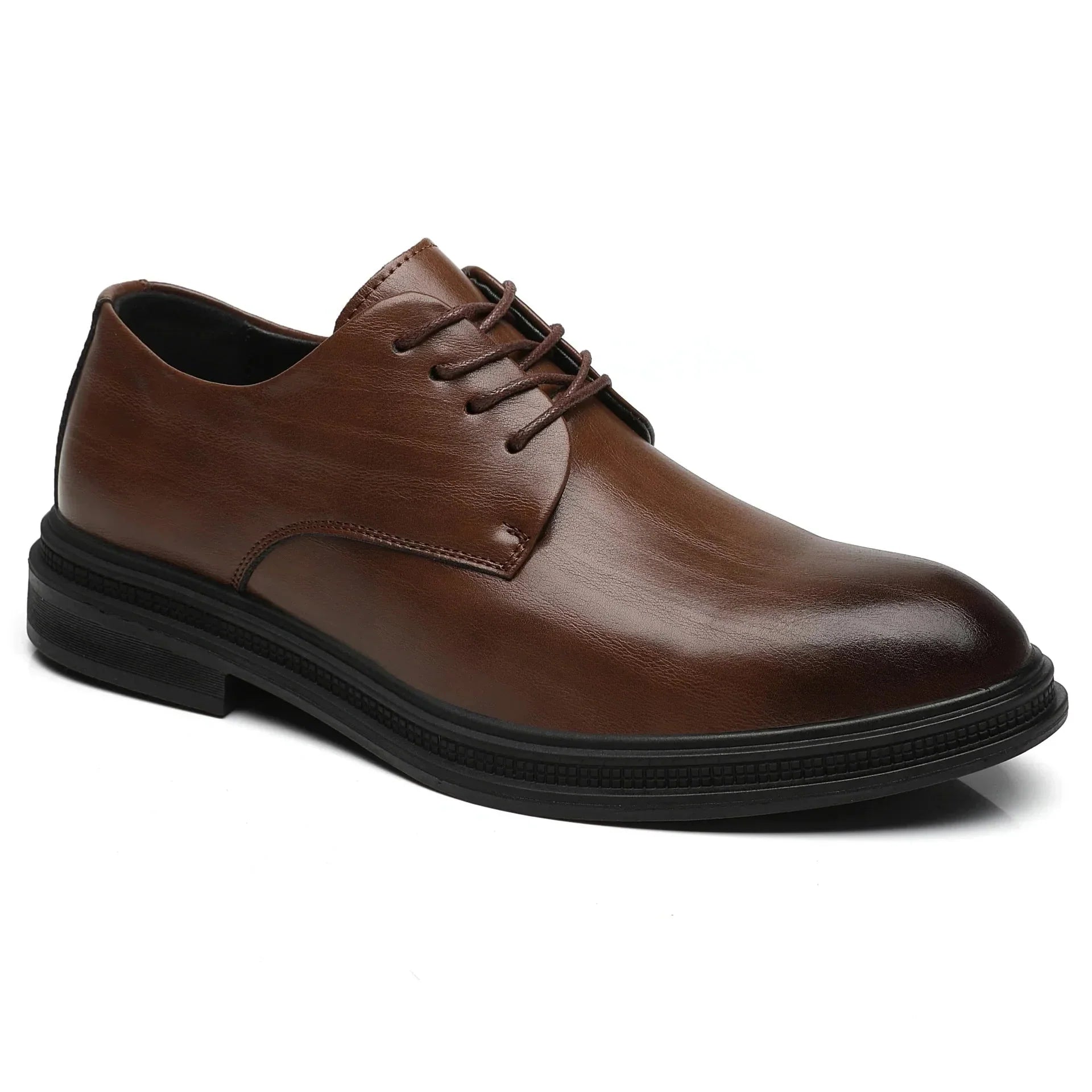 Genuine Leather Casual Shoes Height Increasing