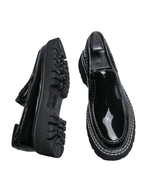 Elegante Herren-Slipper aus Leder