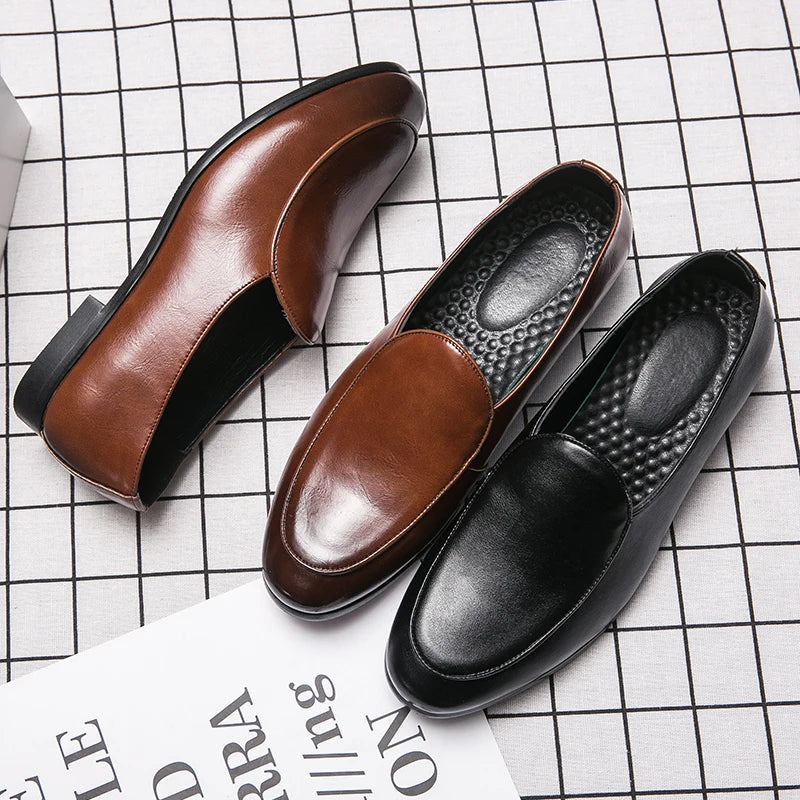 Men's Classic Driving Loafers | Breathable Slip-On for Business Casual