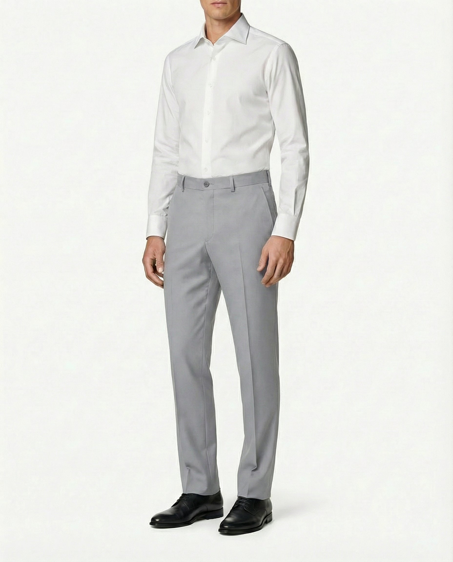 Calça Social Masculina com Elastano – Slim Fit y Conforto Premium