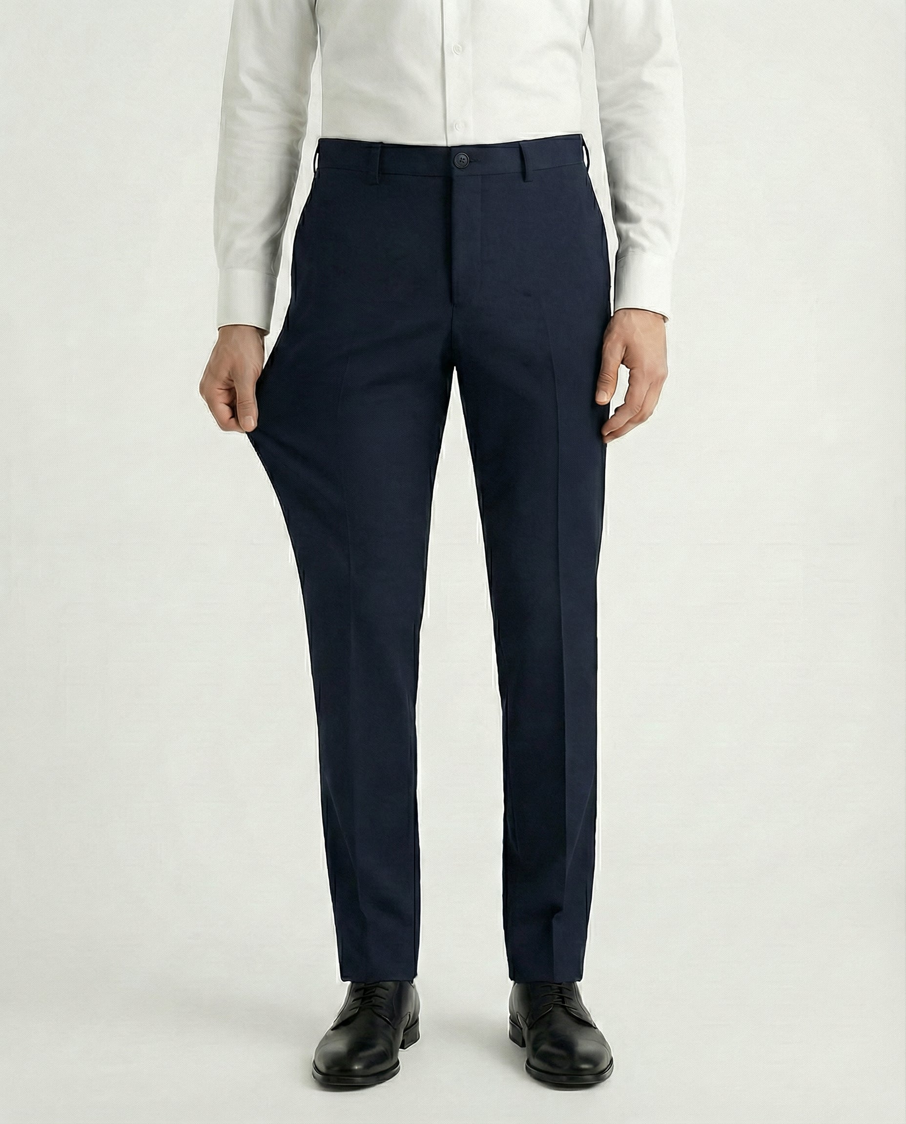 Calça Social Masculina com Elastano – Slim Fit y Conforto Premium