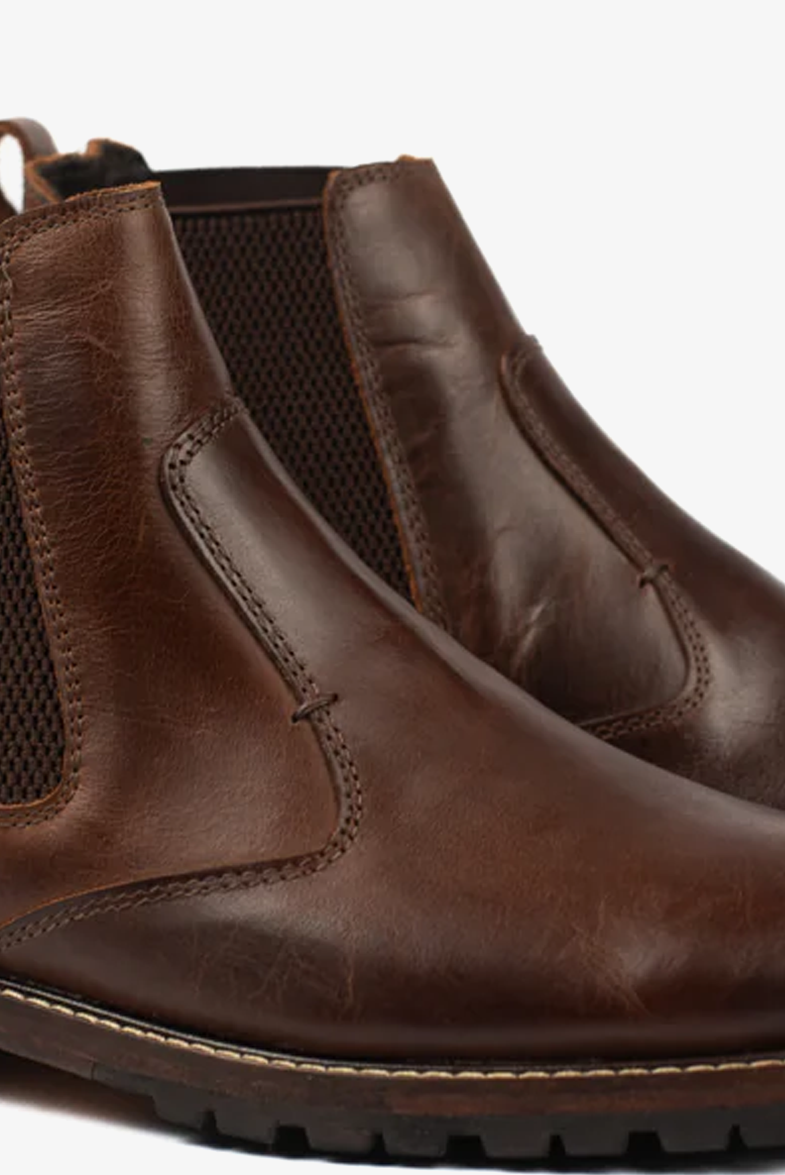 Bota Couro Café Chelsea Otávio