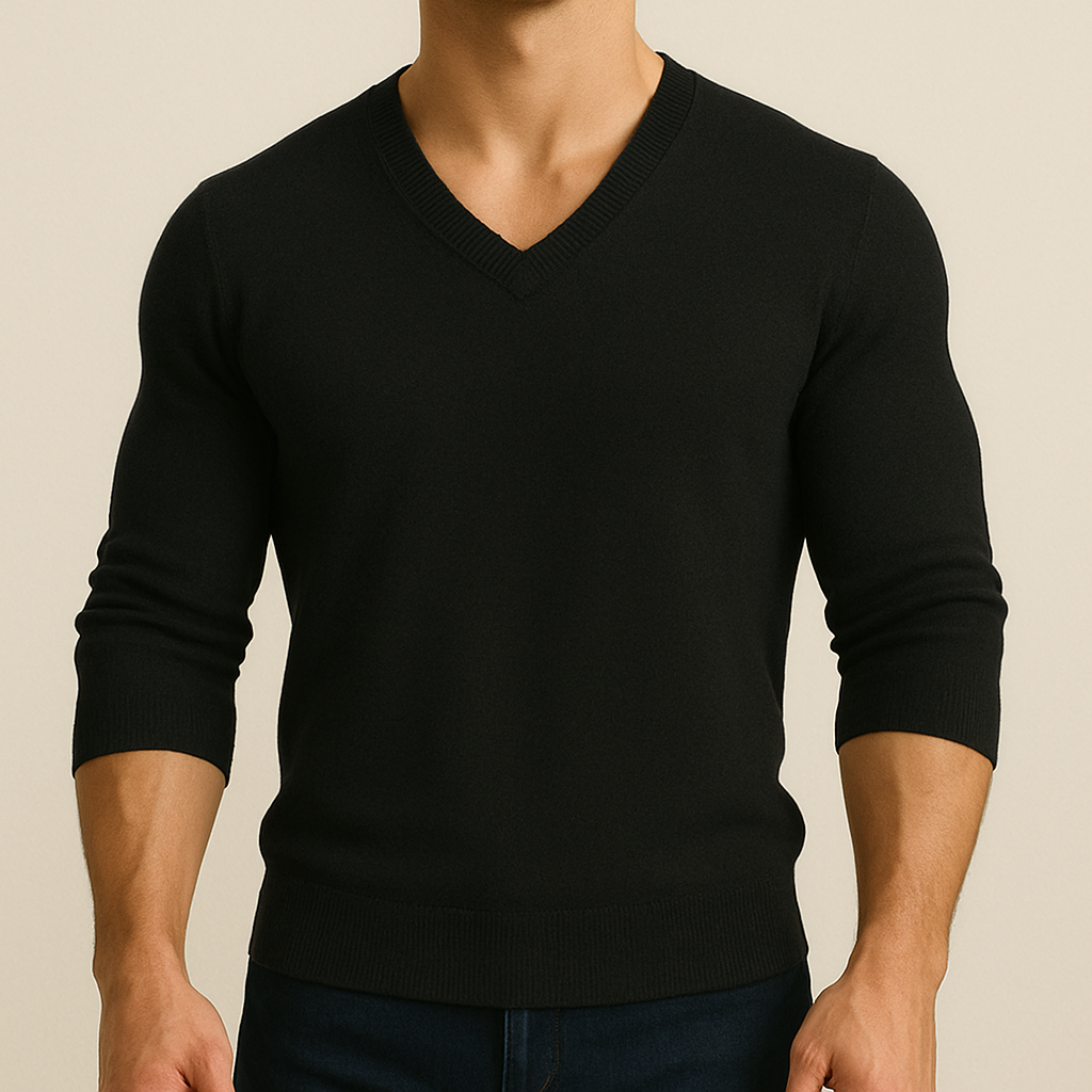 James - Soft V-Neck Sweater for Men