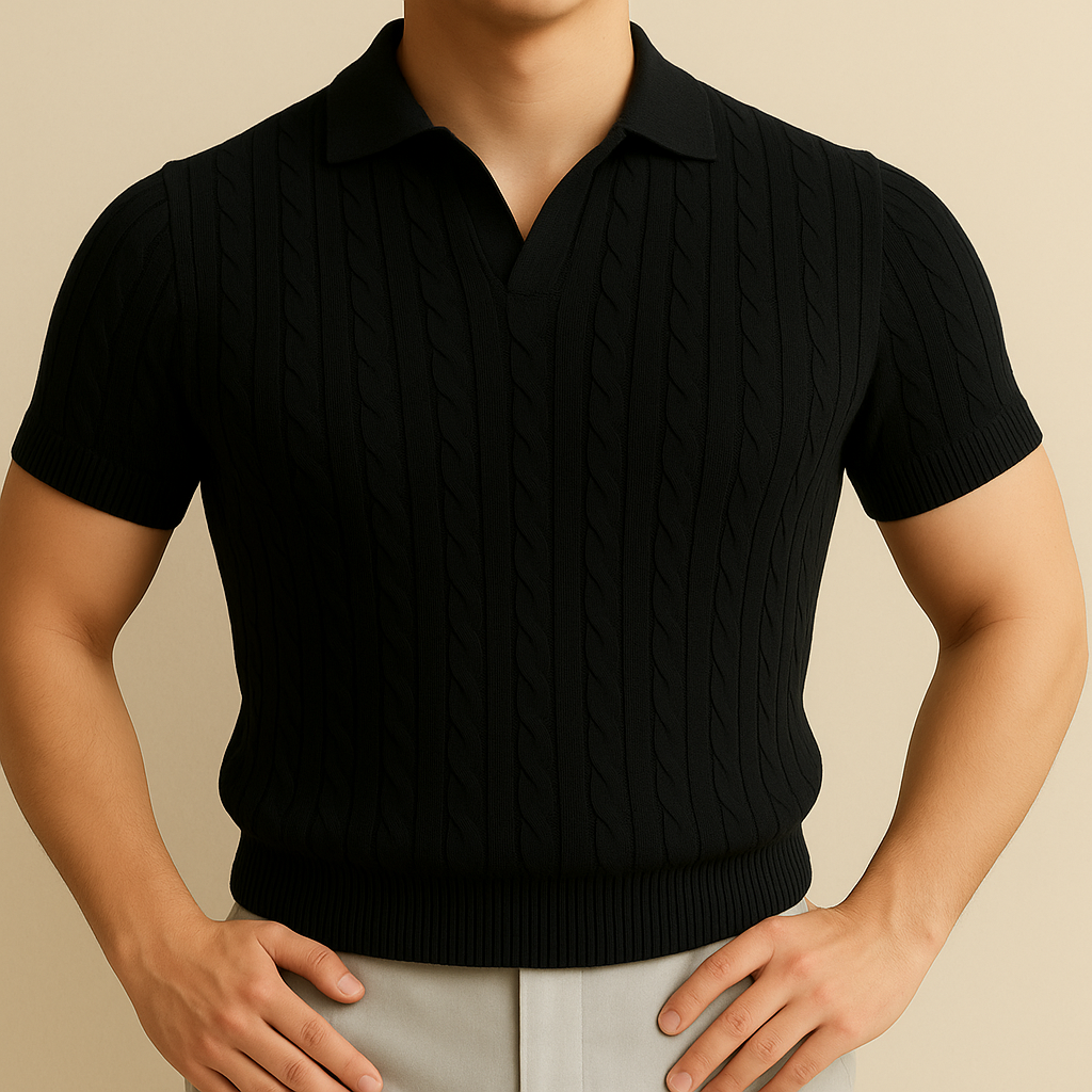 Classic Polo-Style Men’s T-Shirt