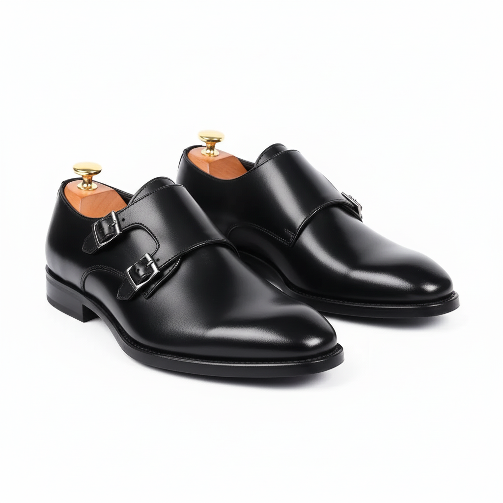 Men's Classic Monk Strap Shoes