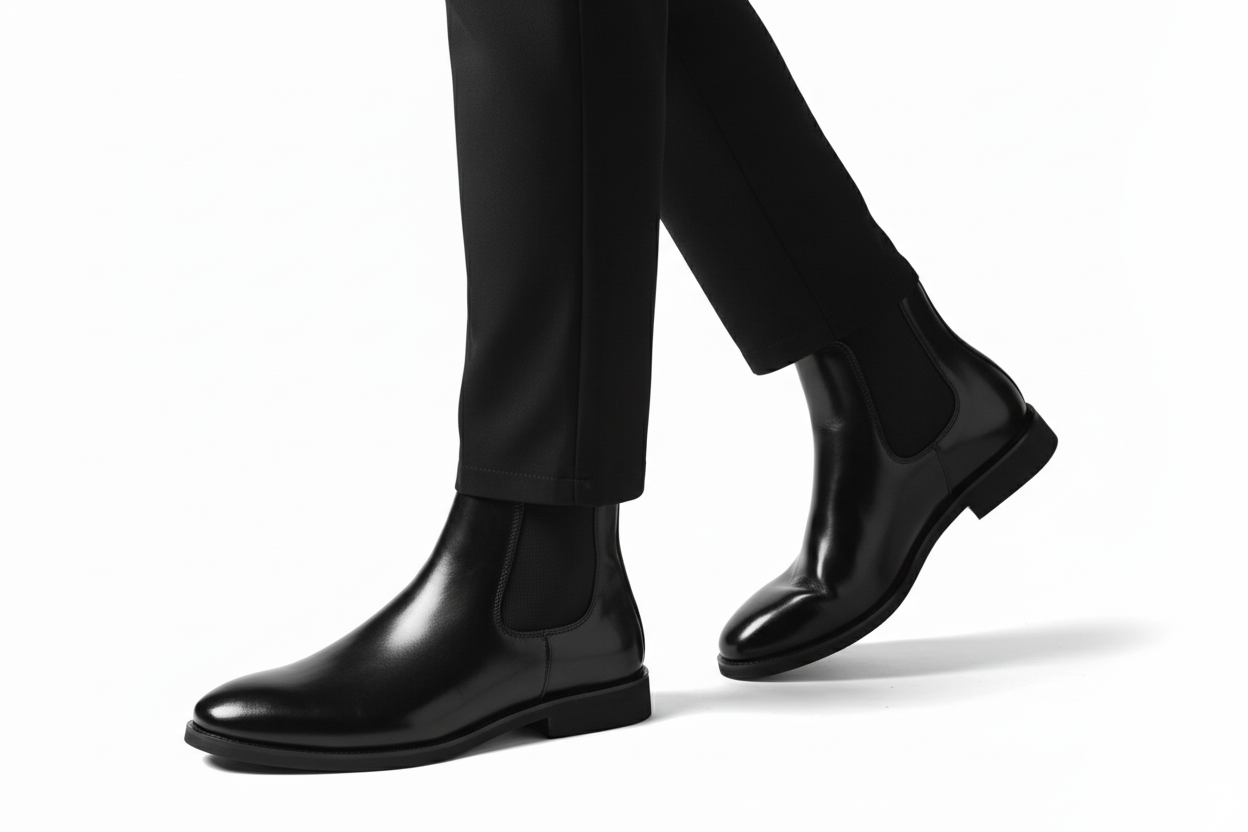 Men’s leather Chelsea boots – Timeless British style for work and city life