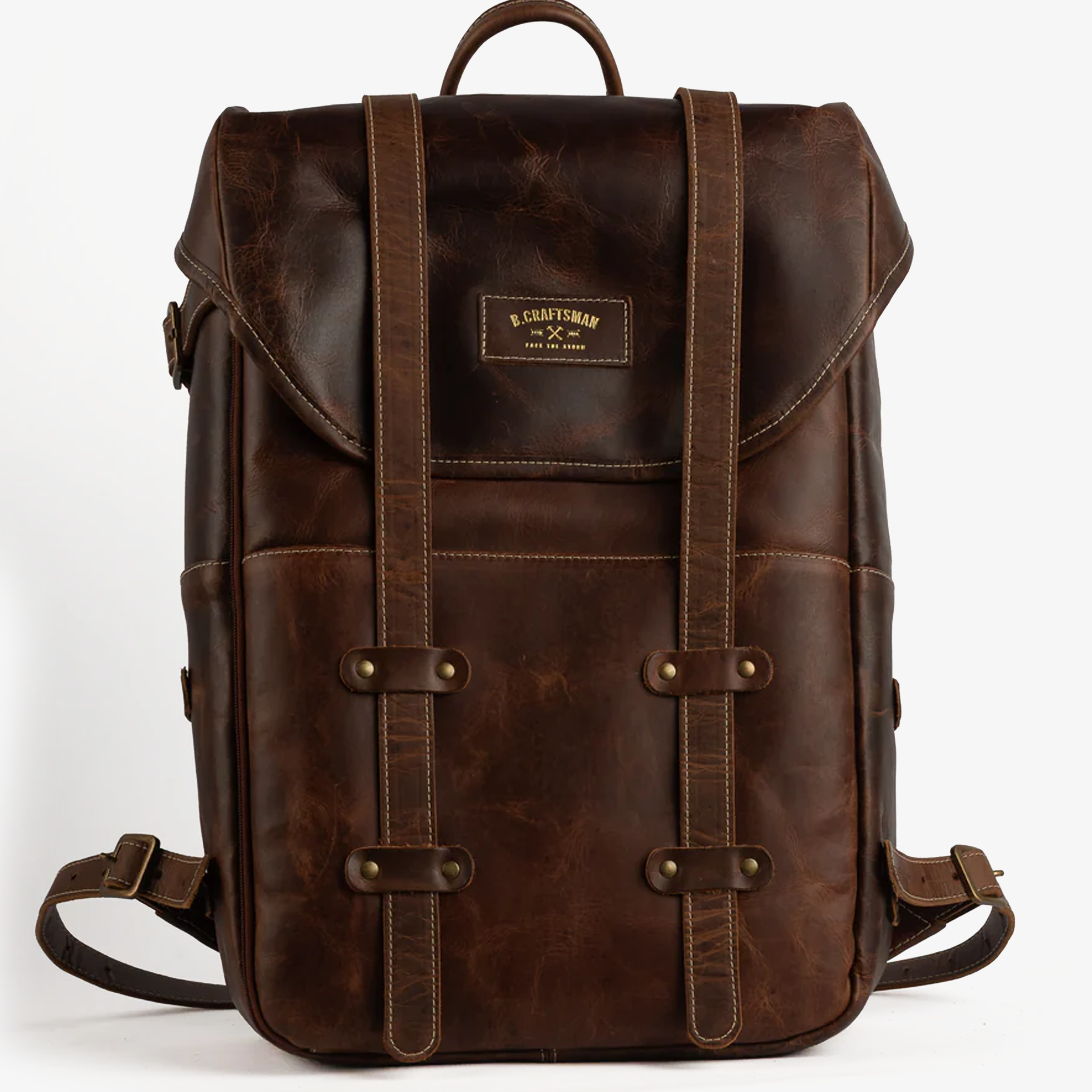 Mochila Couro Marrom Arya Special