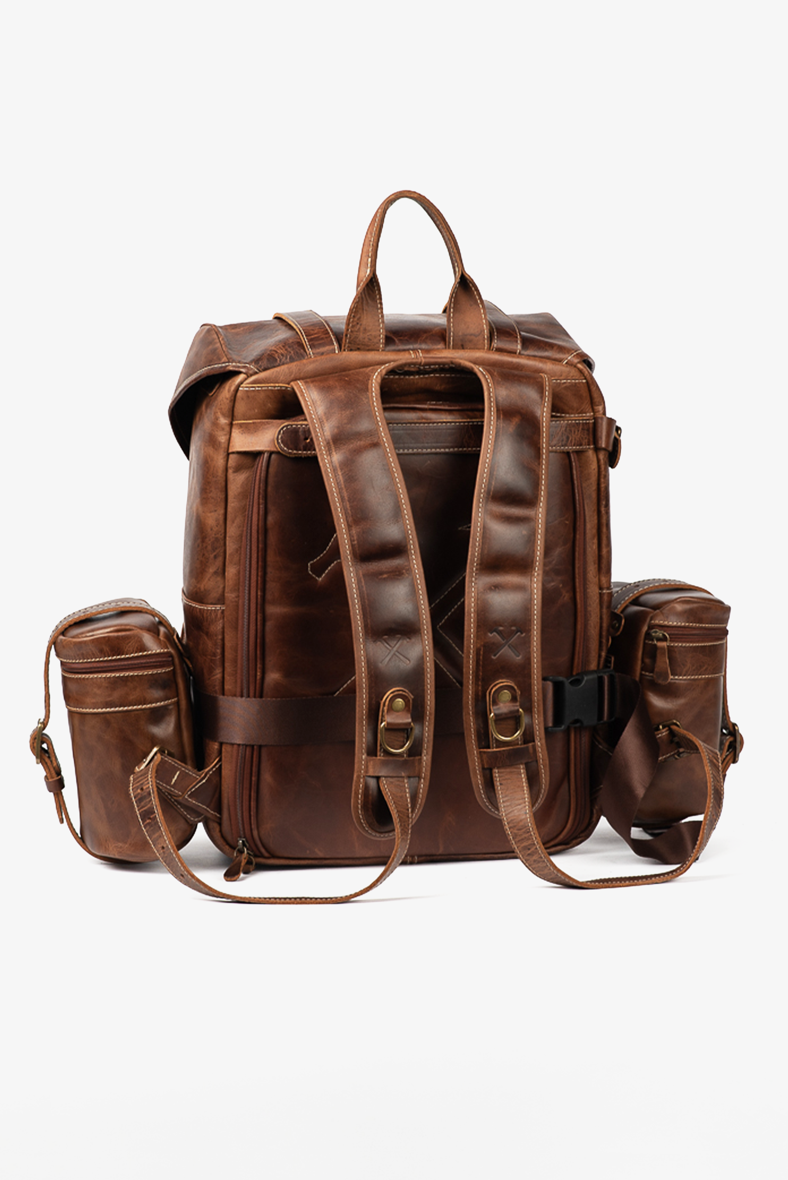 Combo Mochila Arya Special Marrom + Pochete Franklin + Shoulder Bag Billie