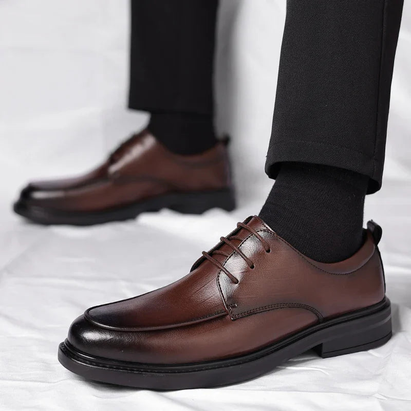 Genuine Leather Oxford Shoes