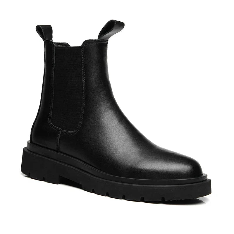 Men's Chelsea Ankle Boots Split Leather