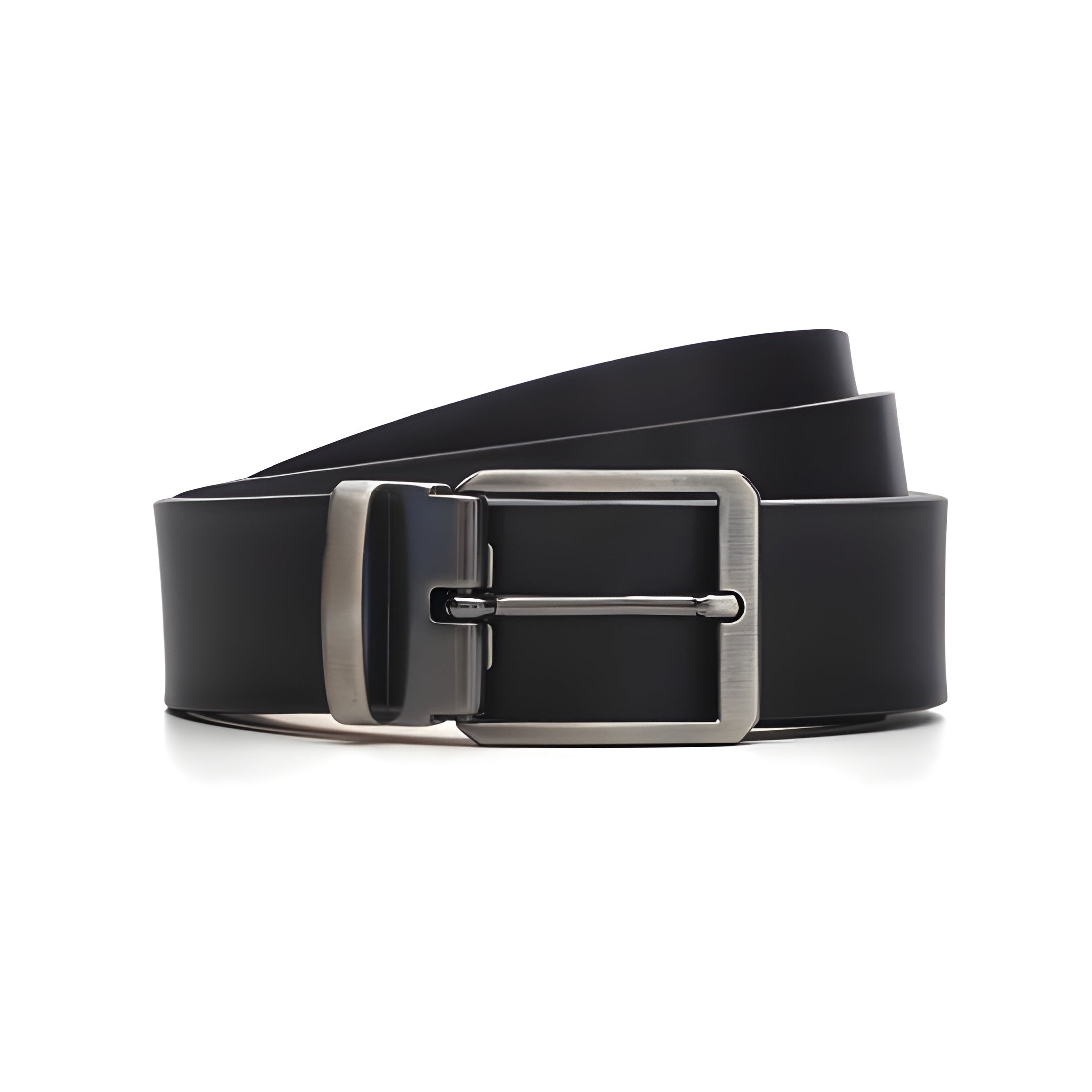 Classic Intrecciato Calfskin Belt – Timeless Black